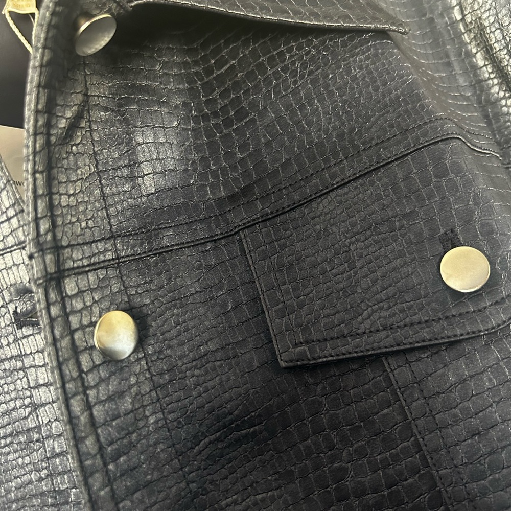 WAYF Blue Textured Jacket - Picture 9 of 12
